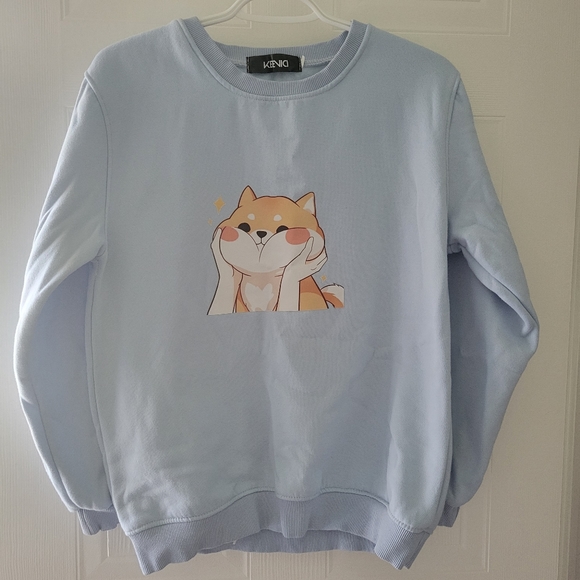 Light Blue Crewneck Sweater M - Picture 1 of 2